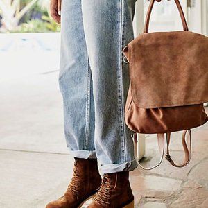 Free People/We the Free Paris Suede Convertible Backpack